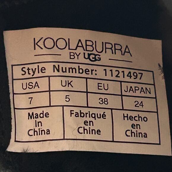 UGG Neumel Lace Up Round Toe Boot S/N 1094269 Black Women 7 NWB - Picture 10 of 11